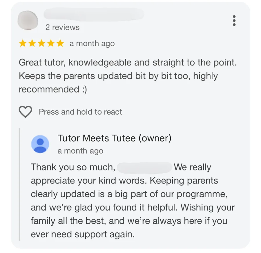 Review from a student about GCSE Sciences