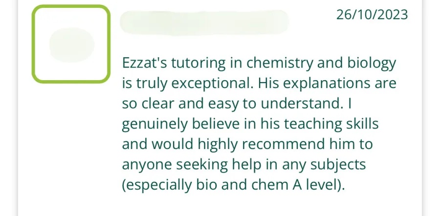 Review from a parent about progress updates